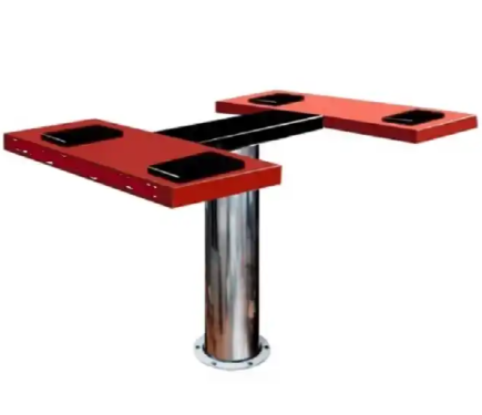 Single Post Hydraulic Car Lift H-Type Arm 1900mm Lifting Height