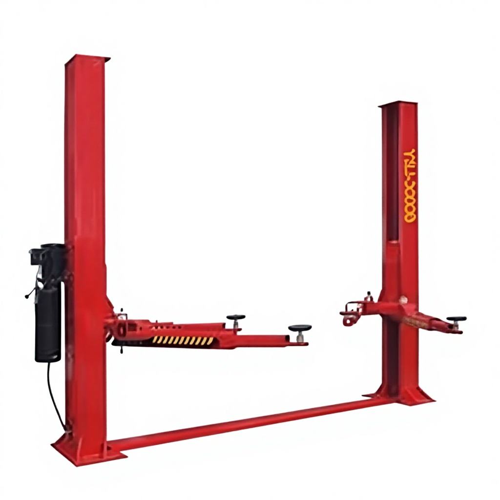 Two-Post Hydraulic Car Lift Double Cylinder 1800mm for Auto Repair Garage