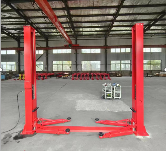 Two-Post Hydraulic Car Lift Double Cylinder 1800mm for Auto Repair Garage