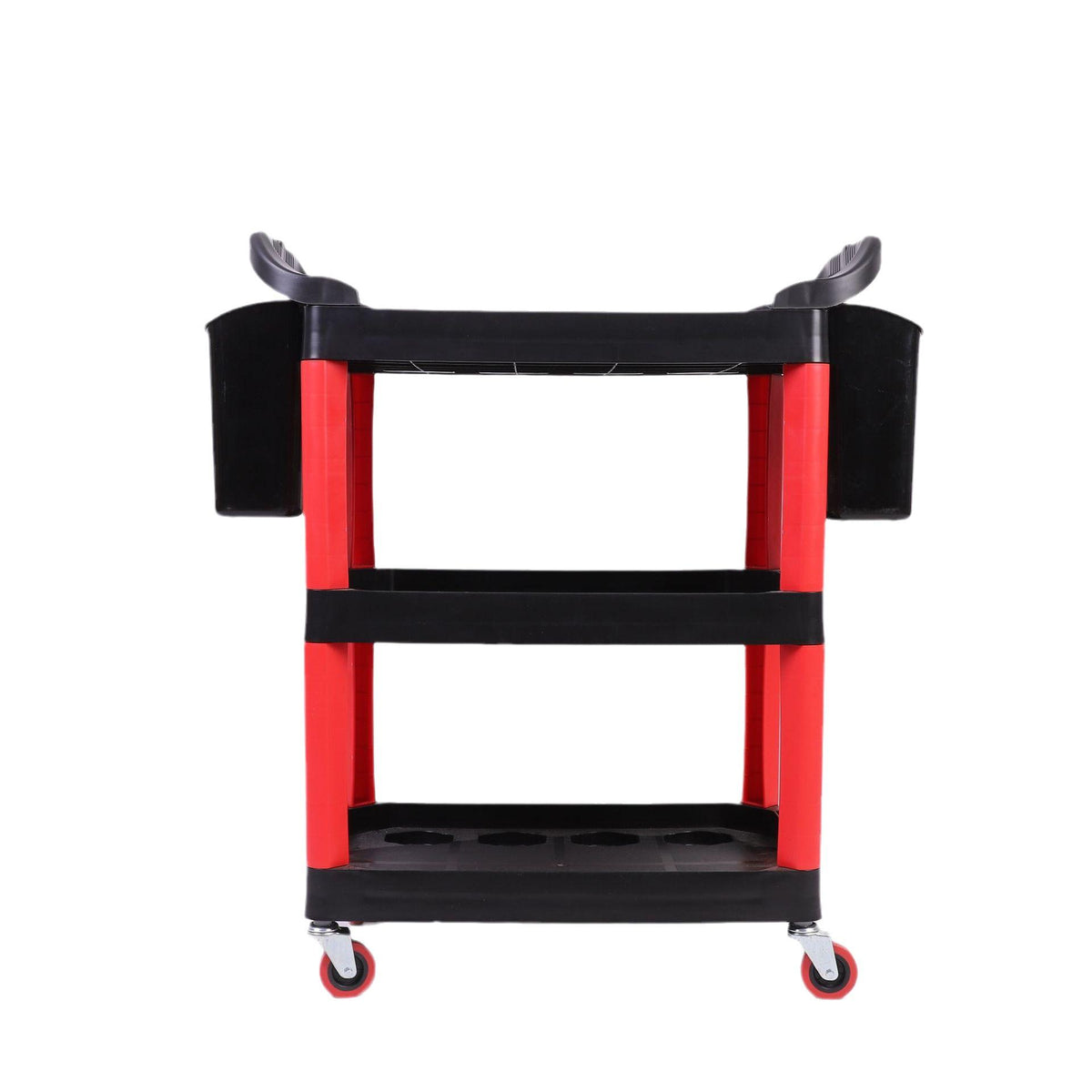 3-Tier Mobile Car Detailing Cart Portable Car Wash Tool Trolley WS-011