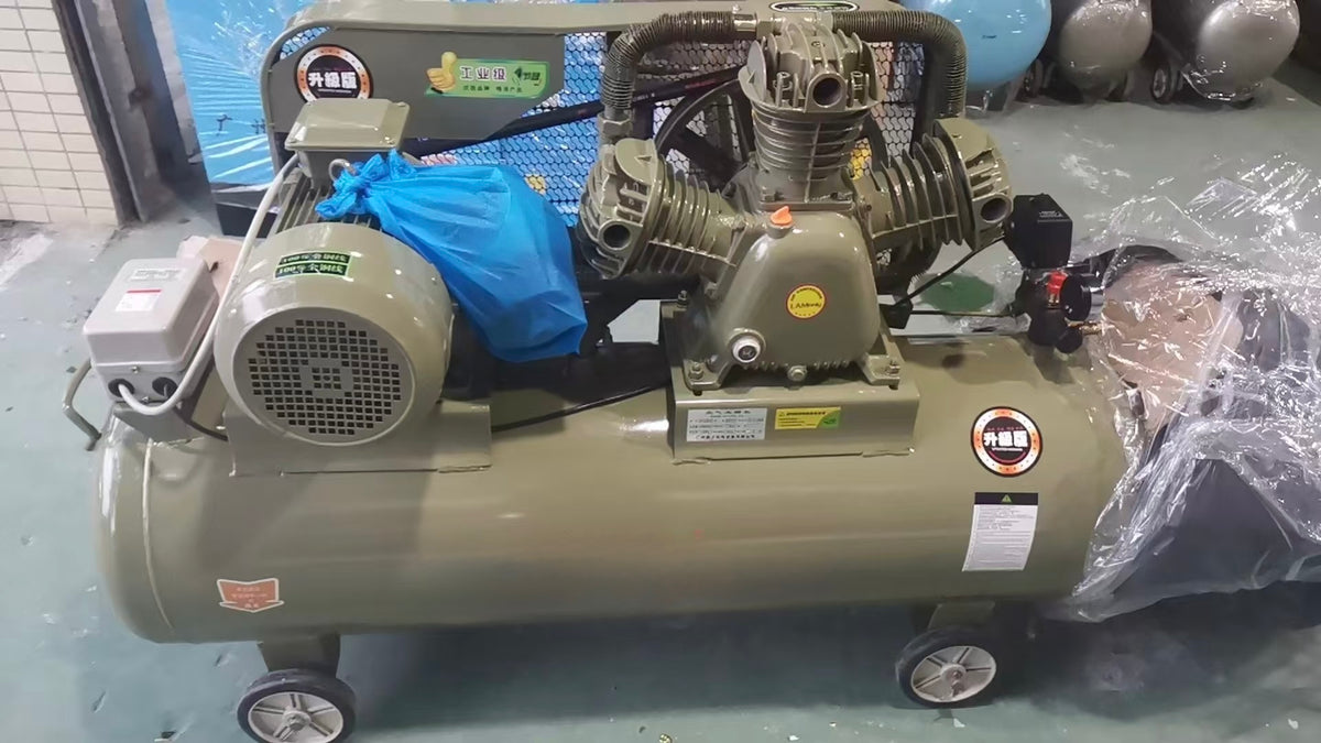 Portable 100L Oil-Free Air Compressor 2.2KW 3HP 8 Bar 220V