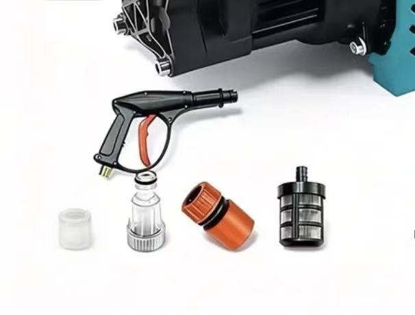 Rongsheng SU7 1600W Electric Portable High Flow Rate Pressure Pump Car Washer with 85/105bar Pressure for Home Use Orange