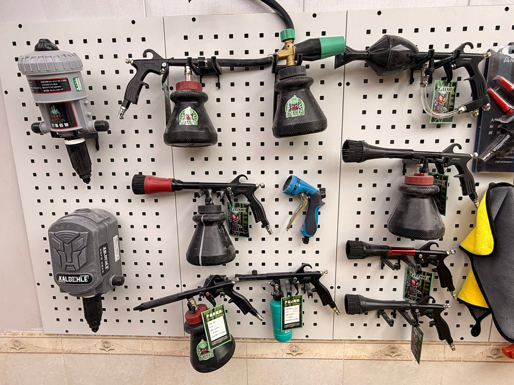 Pneumatic Car Detailing Tornado Gun Interior Cleaning & Foaming Spray Gun
